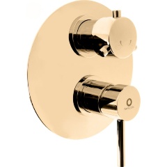 Изображение товара Смеситель для душа Rav Slezak Seina SE986KZ золото латунь рычажное управление