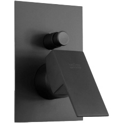 Изображение товара Смеситель для душа встраиваемый Webert Pegaso PE860101560, черный