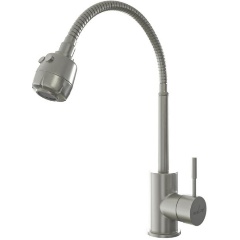 Изображение товара Смеситель для кухни MIXLINE MLSS-0302 35k гибкий металлический излив
