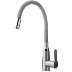 Изображение товара Смеситель для кухни FASHUN A54301-12 с гибким изливом сатин серый