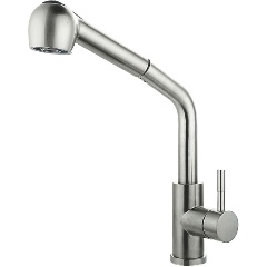 Изображение товара Смеситель для кухни FASHUN A56009 с вращающимся изливом сатиновое покрытие