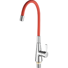 Изображение товара Смеситель для кухни FASHUN с гибким изливом A4153+B06