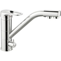 Изображение товара Смеситель для кухни Haiba HB4304 хром однорычажный с поворотным изливом