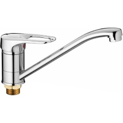 Изображение товара Смеситель для кухни Haiba HB4904 хром однорычажный поворотный излив