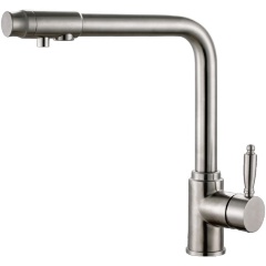 Изображение товара Смеситель для кухни HAIBA HB70301 из нержавеющей стали с поворотным изливом