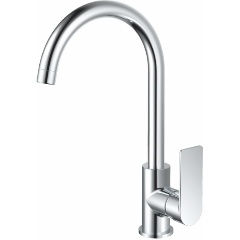 Изображение товара Смеситель для кухни HAIBA HB70617 латунь хром поворотный излив