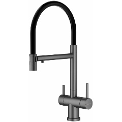 Изображение товара Смеситель для кухни Splenka со съемным гибким изливом, с магнитным фиксатором излива, с подключением фильтра питьевой воды S70.63.09