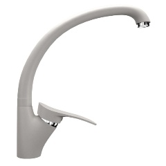 Изображение товара Смеситель для кухни ULGRAN U-001-331 белого цвета высокого качества и надежности