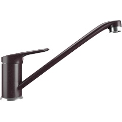 Изображение товара Смеситель для кухни Ulgran U-004-345 шоколад низкий поворотный латунь искусственный камень