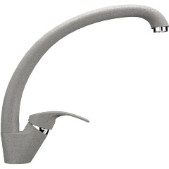 Изображение товара Смеситель для кухни Ulgran U-007-310 серый с поворотным изливом 360°