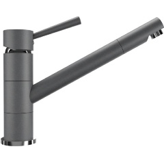 Изображение товара Смеситель для кухни Ulgran U-025-342 графит с поворотным изливом