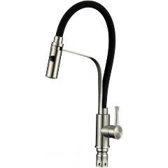 Изображение товара Смеситель для кухни Viko V-4498 черный латунь рычажное управление