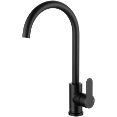 Изображение товара Смеситель для кухни WONZON & WOGHAND, Черный матовый (WW-AE4554-MB)