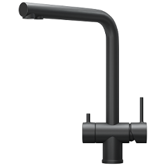 Изображение товара Смеситель для кухонной мойки Granula Kitchen Space 7011 черный матовый