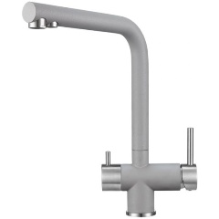 Изображение товара Смеситель для кухни Granula GR-2305 алюминимум , с краном для питьевой воды
