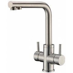 Изображение товара Смеситель для кухонной мойки Oulin OL - 8021 с фильтром и вращающимся изливом