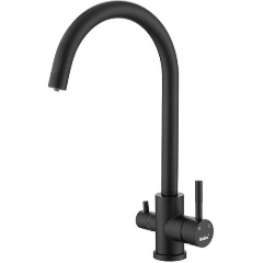 Изображение товара Смеситель для кухонной мойки с фильтром Haiba HB43828-7 черный