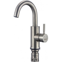 Изображение товара Смеситель для кухонной мойки Savol S-SUS8002 сатин нержавеющая сталь рычажное управление