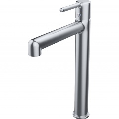 Изображение товара Смеситель для настольного умывальника Aiger IDDIS хром матовый высокий