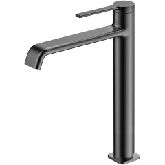 Изображение товара Смеситель для раковины AQUAME AQM6414GM Asti однорычажный, серый матовый