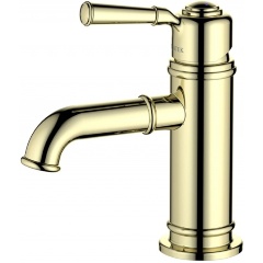 Изображение товара Смеситель для раковины AQUATEK AQ1510PG КЛАССИК 72, без донного клапана, полир. золото