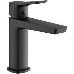 Изображение товара Современный черный смеситель для раковины BELZ B10715-7 минимализм