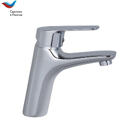 Изображение товара Смеситель для раковины СЛАВЕН СЛ-ОД-Г10, с литым изливом, одноручный