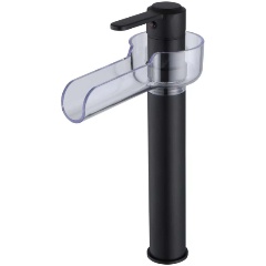 Изображение товара Смеситель для раковины высокий D-Lin D111355, черный