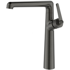 Изображение товара Смеситель для раковины высокий Esko BG25GM, оружейная сталь