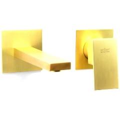 Изображение товара Смеситель для раковины Webert Pegaso PE830606794, золото матовое