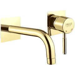 Изображение товара Смеситель для раковины Webert Rimini RI830605794, золото матовое