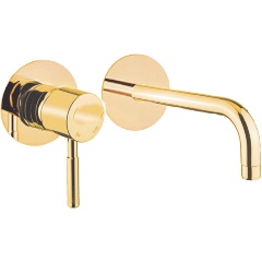 Изображение товара Смеситель для раковины Webert Rimini RI830606794, золото матовое