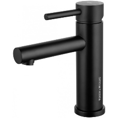 Изображение товара Современный черный матовый смеситель для раковины Wonzon & Woghand WW-H9089-MB