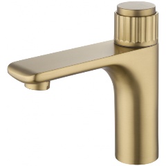 Изображение товара Смеситель для раковины Wonzon & Woghand CLICK брашированное золото