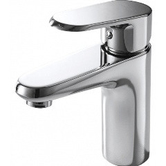 Изображение товара Смеситель для умывальника Bravat Pure F 1105161C хром латунь эргономичный