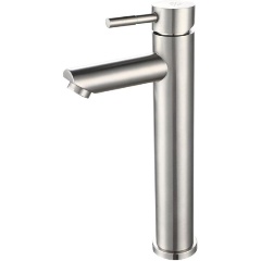 Изображение товара Смеситель для умывальника РМС SUS124-001F-2 нержавеющая сталь хром рычажное управление