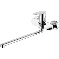 Изображение товара Смеситель для ванны AQUATEK AQ1842CR НИКА с длинным изливом