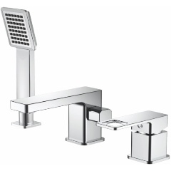 Изображение товара Смеситель для ванны на борт, 3 отверстия, хром