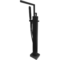 Изображение товара Смеситель для ванны напольный Webert Living LV851101560, черный