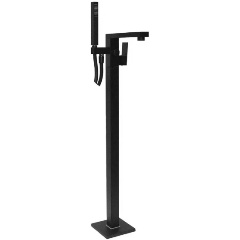 Изображение товара Смеситель для ванны напольный Webert Pegaso PE851101560, черный