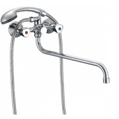 Изображение товара Смеситель для ванны Milardo Tring TRISB02M10 с длинным изливом и хромовым покрытием