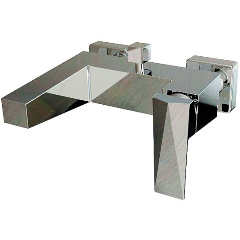 Изображение товара Смеситель для ванны Bravat Iceberg F676110C-01 с коротким изливом