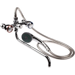 Изображение товара Смеситель для ванны Сантаком 276107с хром вентильное управление длина 35 см