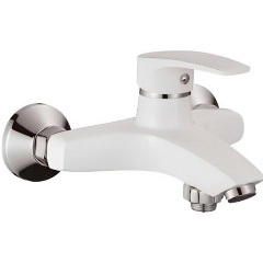 Изображение товара Смеситель для ванны Shevanik S5002F, белый/хром