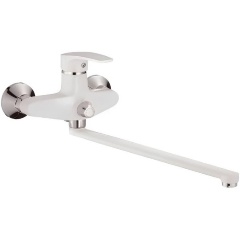 Изображение товара Смеситель для ванны Shevanik S5022F, белый/хром