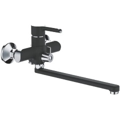 Изображение товара Смеситель для ванны Shevanik S6022H, черный/хром