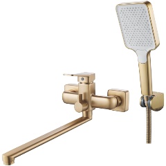 Изображение товара Смеситель для ванны Shevanik S9922G, золотой сатин