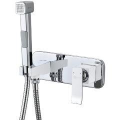 Изображение товара Смеситель для биде Lemark Contest LM5819CW с гигиеническим душем, встраиваемый