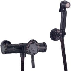 Изображение товара Смеситель с гигиеническим душем Lemark Jasmine LM6618ORB