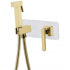 Изображение товара Смеситель для биде Lemark Mista LM6419WG с гигиеническим душем, встраиваемый